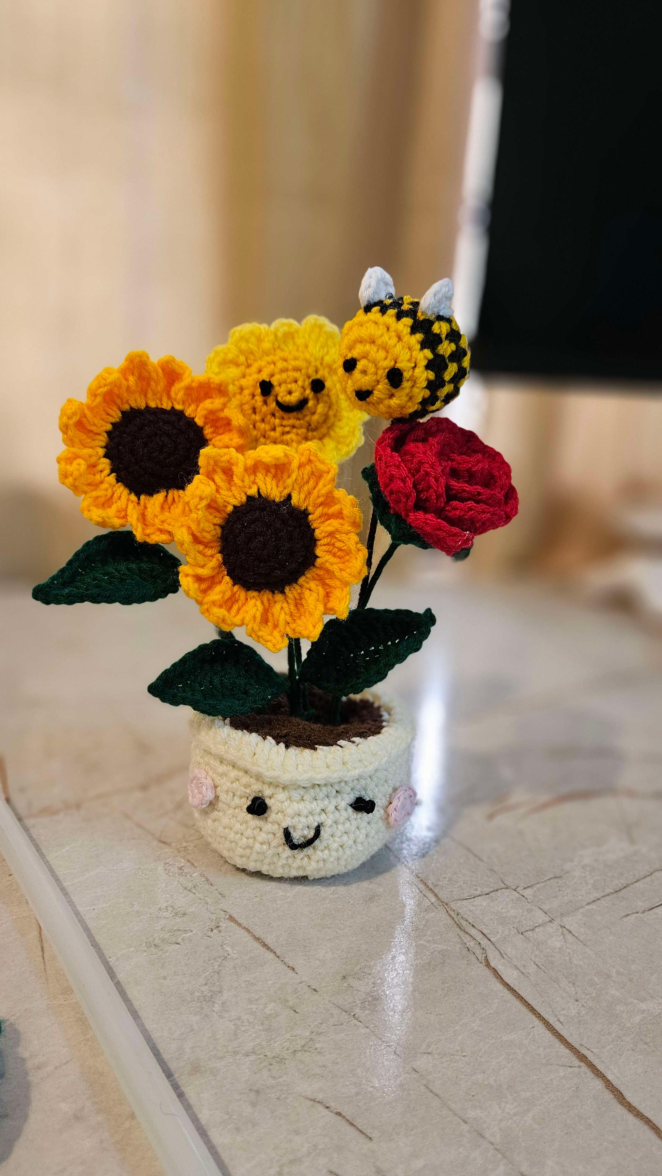 sunshine pot(2 sunflower)