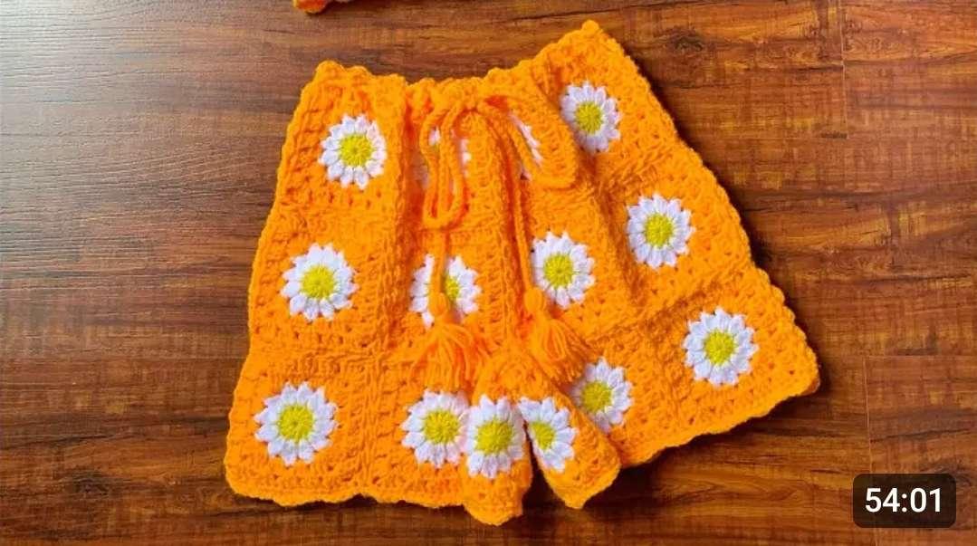 Crochet shorts