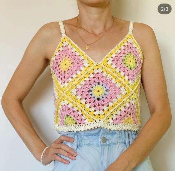 Granny square top