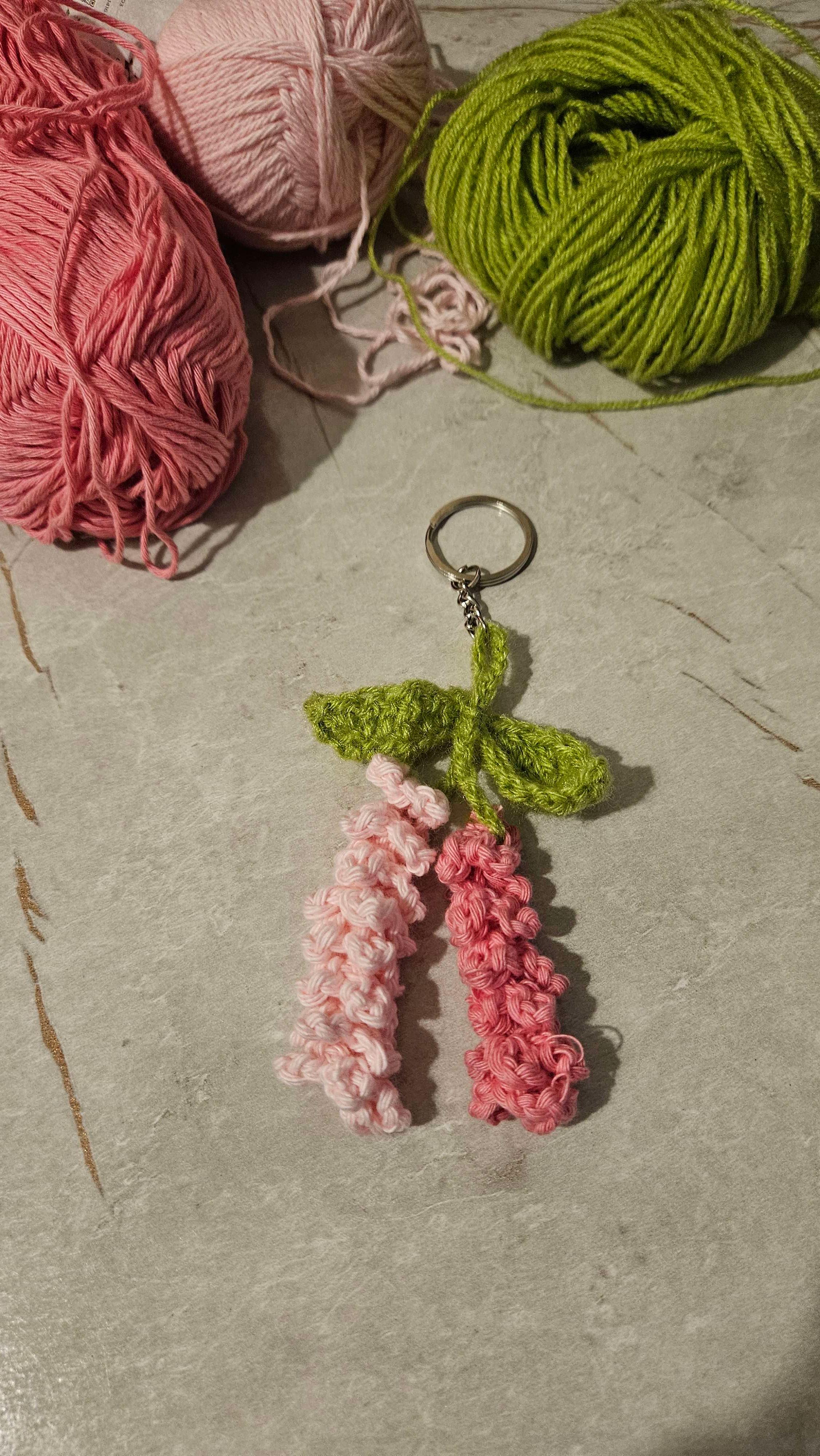Lavendar keychain