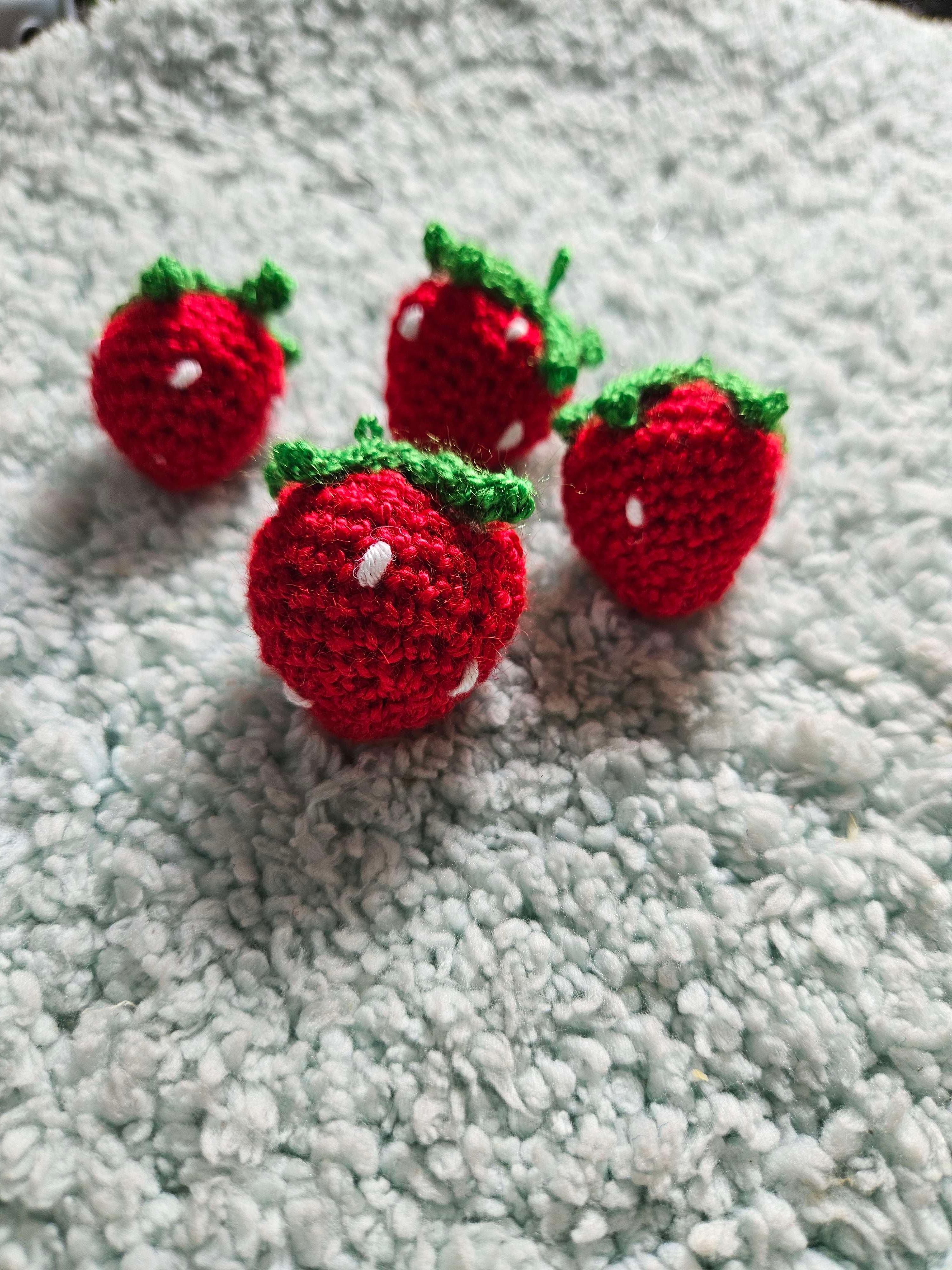 Strawberry keychain