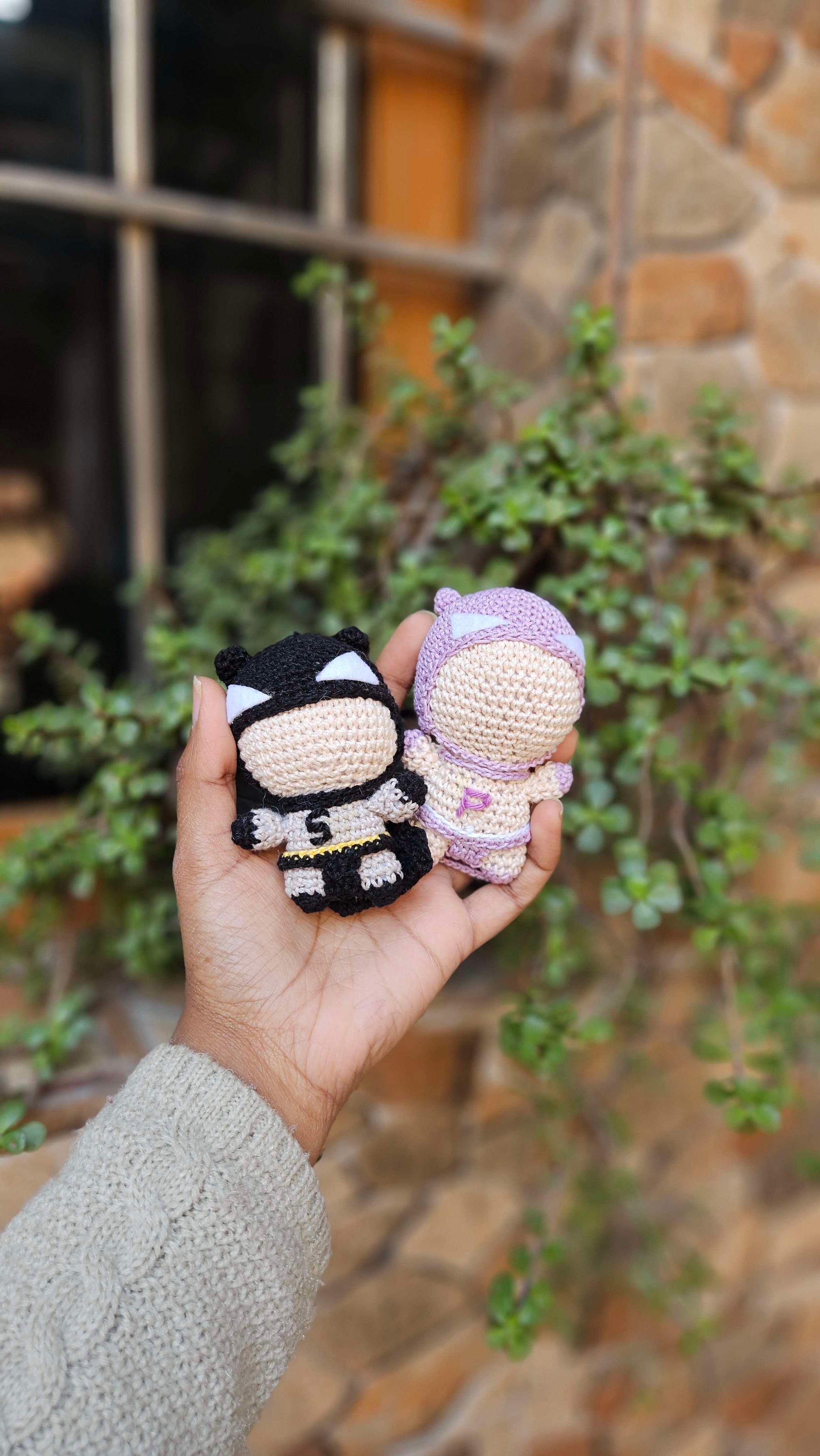 Couple batman keychain