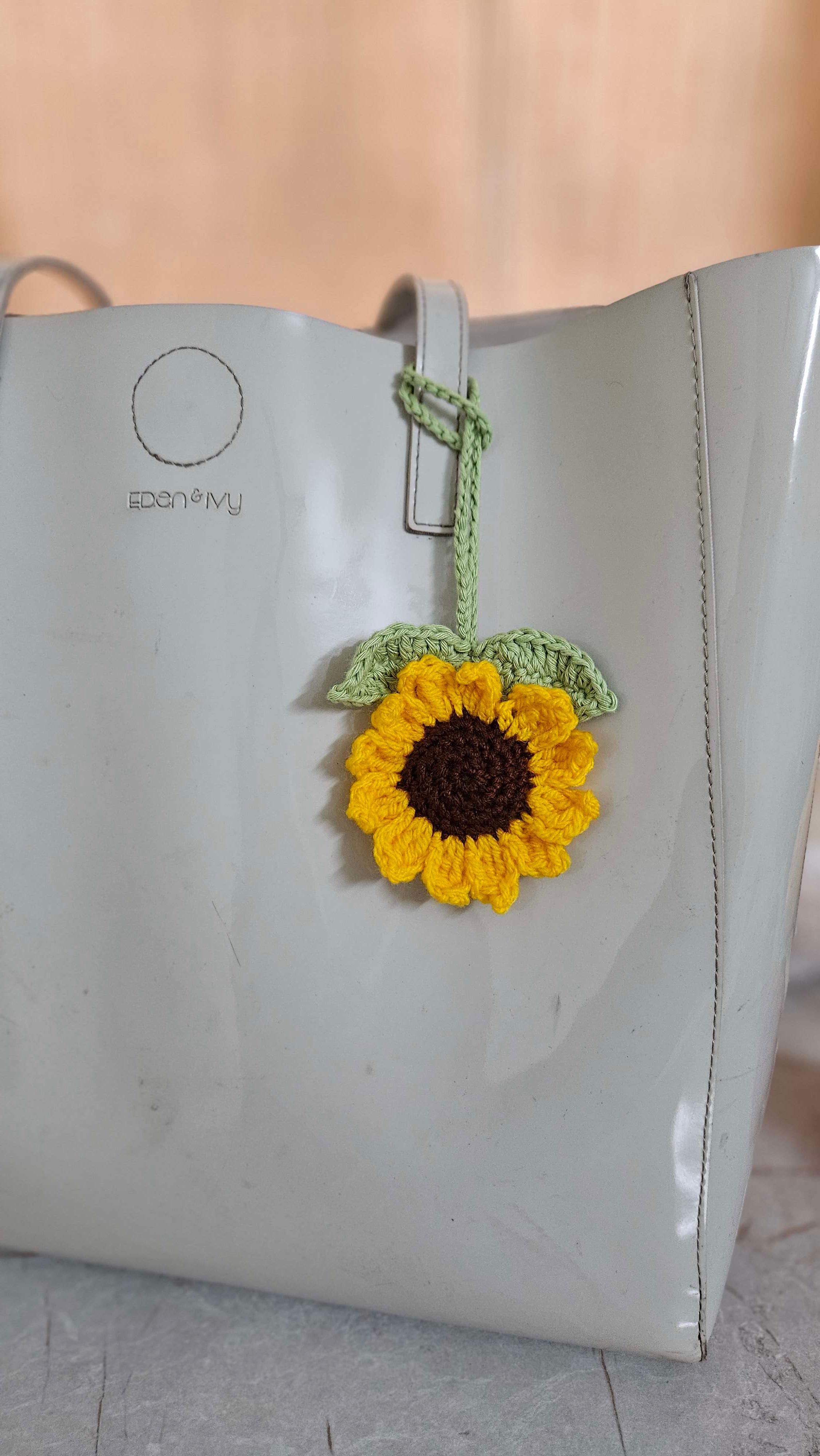 Sunflower bagcharm
