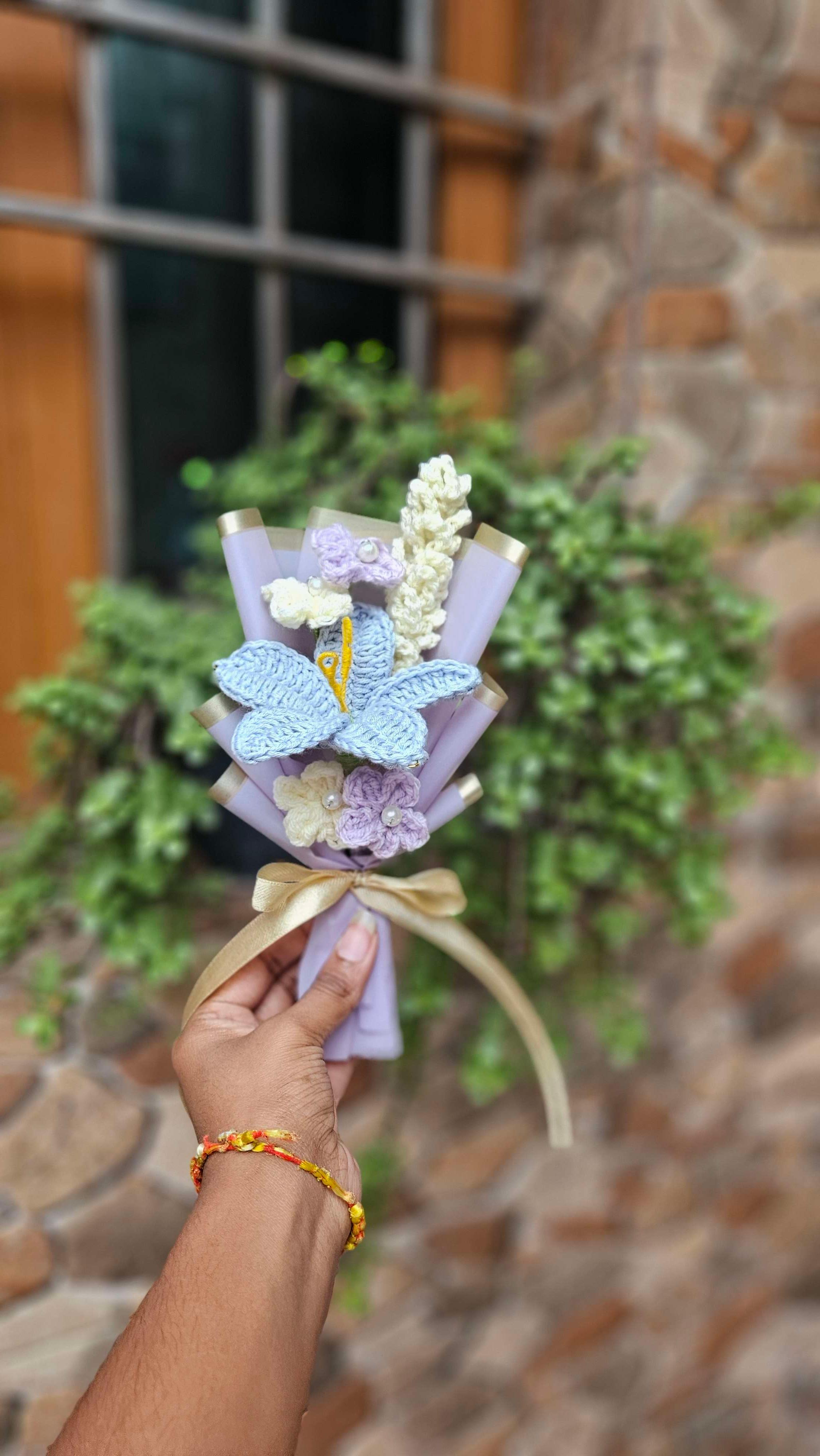 Mini lily lavendar bouquet