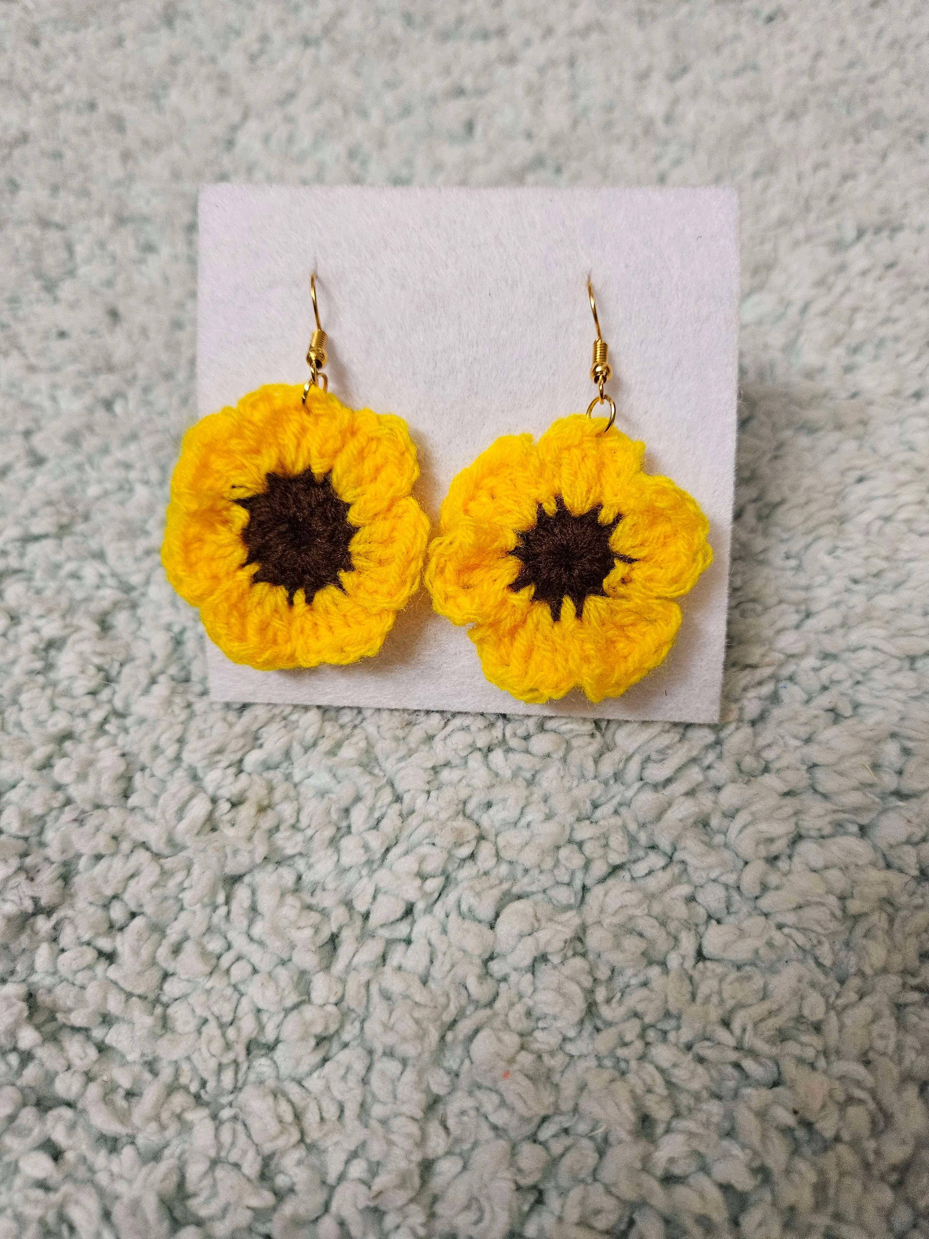 Sunflower earring