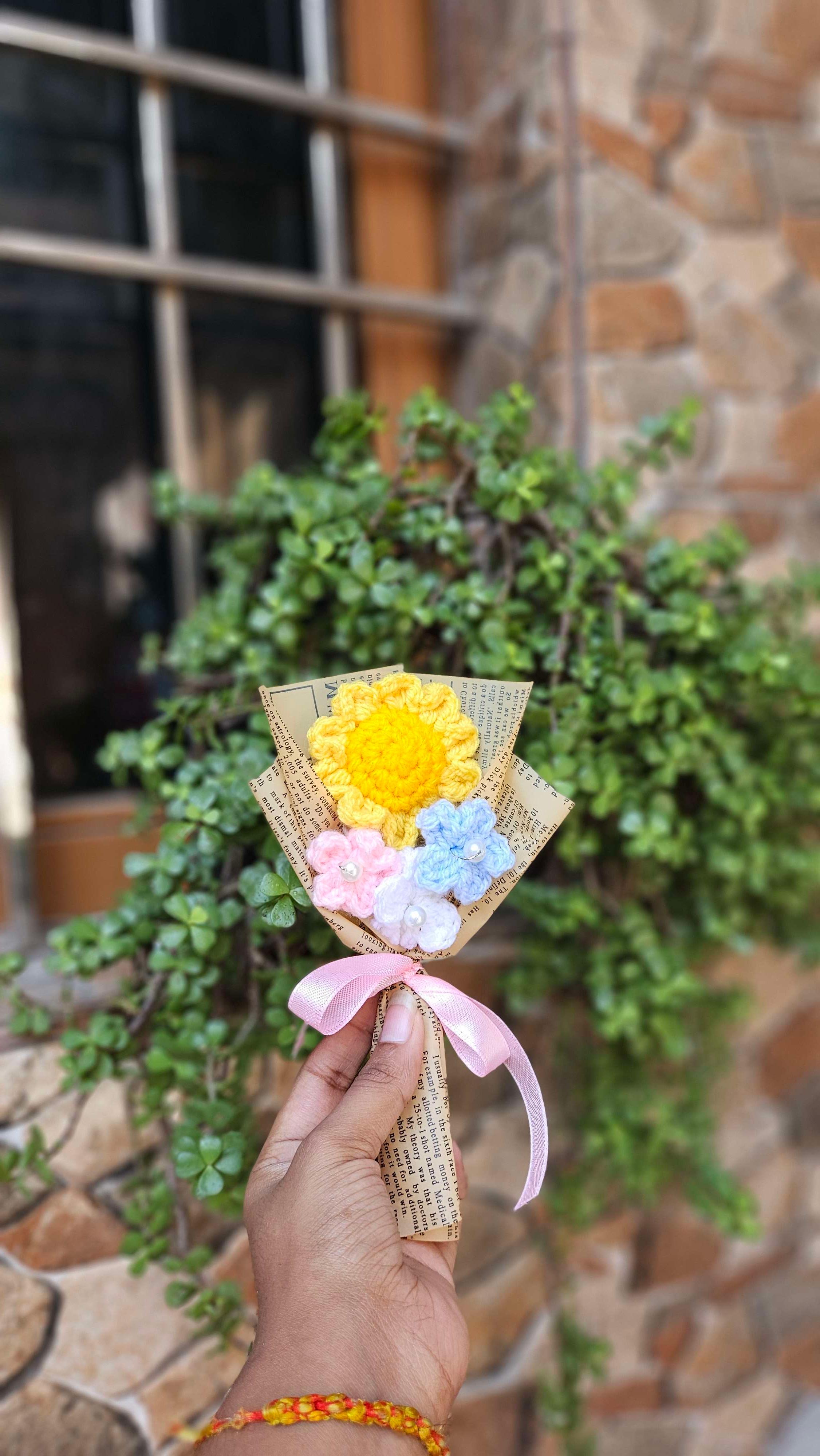 Mini yellow Daisy  bouquet