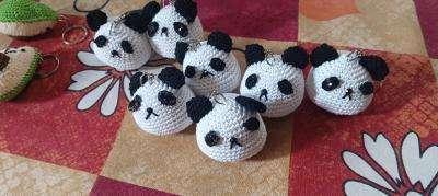 Panda keychain thumbnail 2