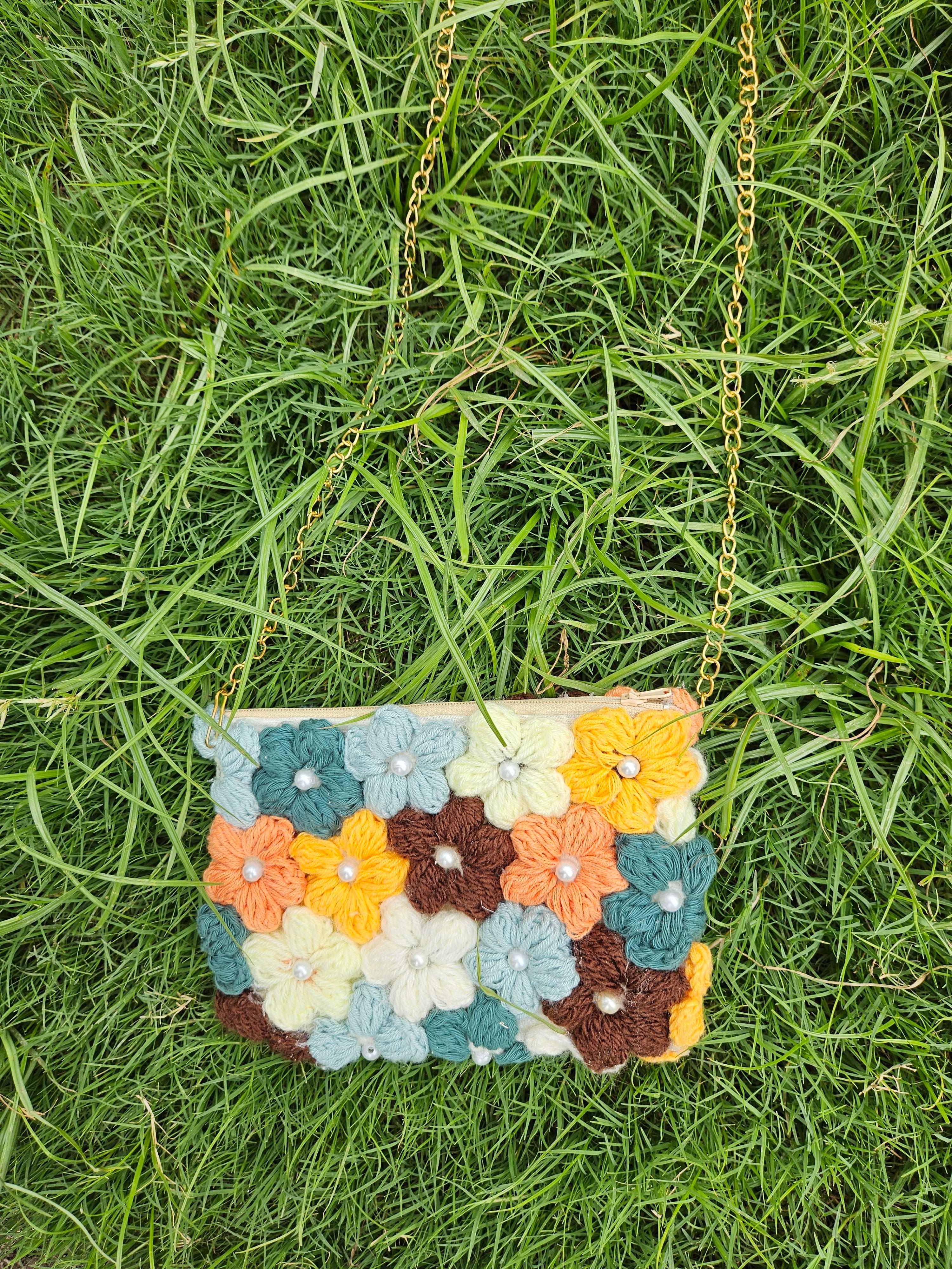 Puff flower bag